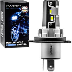 NOVSIGHT Lampă Auto H4 Canbus LED 6500K Alb Rece 12V 25W M500-N57-H4S (M500-N57-H4S)