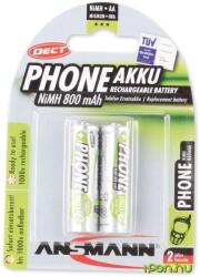 ANSMANN Phone ceruza akku (AA) 800mAh 2db (5030902)