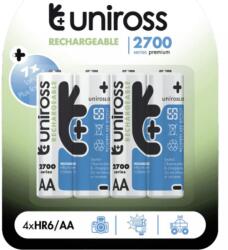 Uniross Rechargeable ceruza akkumulátor (AA) 2700mAh 4db (UN4AA2700)
