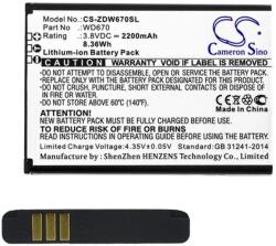 Cameron Sino Li-Ion akku 3.8V/2200mAh, Haier H15418 kompatibilis (CS-ZDW670SL)