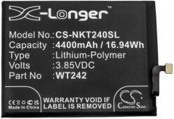Cameron Sino Nokia 2.4 CAMERON SINO Li-Polymer akku 3.85V/4400mAh, Nokia WT242 kompatibilis (CS-NKT240SL)