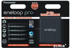 Panasonic Eneloop PRO mikro ceruza akkumulátor (AAA) 930mAh 4db + Doboz (BK-4HCDEC4BE)