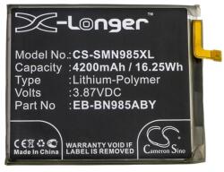 Cameron Sino Samsung Note 20 Ultra 5G CAMERON SINO Li-Polymer akku 3.87V/4200mAh, Samsung EB-BN985ABY kompatibilis, FEKETE (CS-SMN985XL)