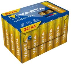 VARTA LONGLIFE CUBE tartós elem AA LR06 15V lítium 24db 4106301134 (4106301134)