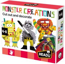 Headu Set De Creatie Monstri Cu Diferite Tehnici Creative 4-8 Ani - Headu (he54235)