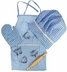 Bigjigs Toys Set Sortulet Si Accesorii - Albastru - Bigjigs (bj610) Bucatarie copii