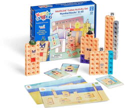Hand2Mind Mathlink®cubes Numberblocks In Engleza Set De Activitati De La 21 - 30 - Hand2mind (hm96321-uk)