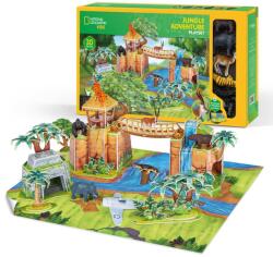 CubicFun SET DE JOACA 3D AVENTURA IN JUNGLA 65 PIESE - CUBIC FUN (CUDS1077h)