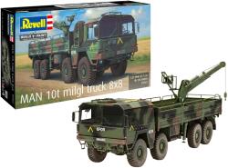 Revell Macheta Militara Man 10t Milgl 8x8 Truck - Revell (rv03367)