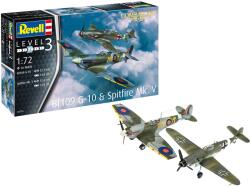 Revell Set Aeromodele Messerschmitt Bf109g-10 & Spitfire Mk. V - Revell (rv03710)