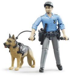 BRUDER Figurina Politist Cu Caine - Bruder (62150) Figurina