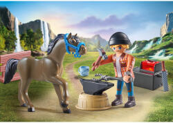 Playmobil Potcovar Cu Calut - Playmobil Horses Of Waterfall (pm71357)