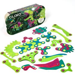 Clixo Clixo® Joc Magnetic De Construit - Aventuri Cu Dinozauri (36 Piese) - Clixo (cl-dino-ad-1) Jucarii de constructii magnetice