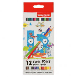 Royal Talens Set 12 Creioane Colorate Cu Doua Capete - Bruynzeel (vdm2002507)