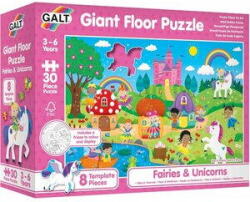 Galt Puzzle Podea: Zane Si Unicorni (30 Piese) - Galt (1150400300)