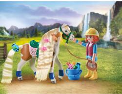 Playmobil - Ellie Si Cal Cu Par - Playmobil Horses Of Waterfall (pm71639)