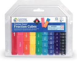 Learning Resources Fraction Tower® - Cuburi Cu Fractii - Learning Resources (ler2510)