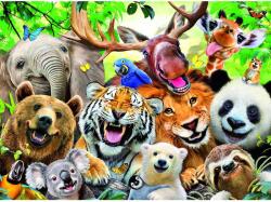 Ravensburger Puzzle Selfie Cu Animale Exotice, 300 Piese - Ravensburger (rvspc13354) Puzzle