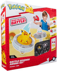 Jazwares Pokemon - Set De Joaca Battle Spinner Cu Doua Figurine (pikachu #1, Mew, Poké Ball, & Poké Ball) (pkw4403) Figurina