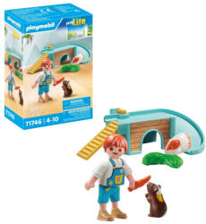Playmobil Casuta Porcusorilor De Guineea - Playmobil My Life (pm71746)