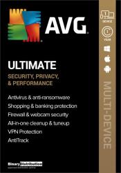 Avast Avg Ultimate (1 Device, 1 Year) - Pc - Official Website - Multilanguage - Worldwide