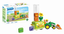 Playmobil Junior Dezvoltare Prin Joaca Tractor Cu Incarcatura Si Semanatoare - Playmobil Junior (pm71773)