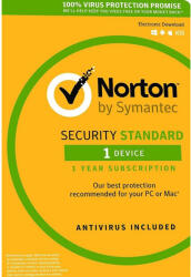 Symantec Norton Security Standard 2020 Eu Key (2 Years / 1 Device) - Pc - Official Website - Multilanguage - Eu