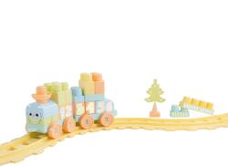 Dolu Set De Constructii Cu Trenulet - 36 Piese (pastel) - Dolu (d5220)