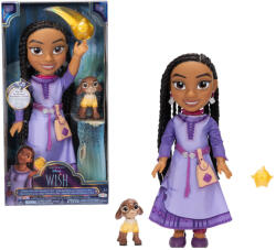 JAKKS Pacific Disney Wish - Papusa Interactiva Cu Accesorii, Asha, 38 Cm - Jakks Pacific (229984)