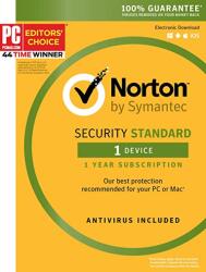 Symantec Norton Security (1 Device, 1 Year) - Official Website - Multilanguage - Eu - Pc