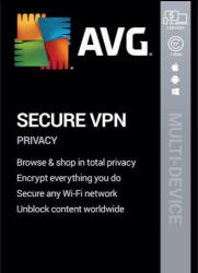 Avast Avg Secure Vpn (1 Device, 1 Year) - Official Website - Multilanguage - Worldwide - Pc