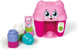 Clementoni Jucarie Educationala Soft Clemmy Cos Pisicuta Cu Cuburi De Constructie Moi Si Lavabile - Clementoni (cl17768)