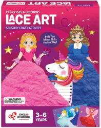 Chalk and Chuckles Arta Cu Sireturi Pufoase - Printese & Unicorni - Chalk And Chuckles (ccppl121)