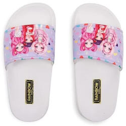 Perletti Papuci Rainbow High, Pentru Fete, Pvc, Marime 28-32, Lila Si Alb - Perletti - 32