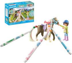 Playmobil - Cal Cu Par Si Creioane Crayola - Playmobil Horses Of Waterfall (pm71640)