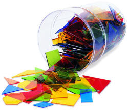 Learning Resources Poligoane Colorate - Set 450 Buc (ler7626)