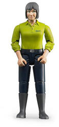 BRUDER Figurina Femeie Cu Pantaloni Albastru Inchis - Bruder (60405) Figurina