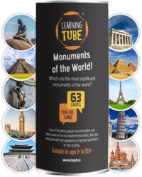 K-Toyz Joc Learning Tube® - Monumentele Lumii - K-toyz (lt-011)