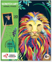Chalk and Chuckles Set Creativ De Razuit - Superputerile Animalutelor - Chalk And Chuckles (ccppl095)