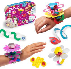 Clixo Clixo® Joc Magnetic De Construit - Bijuterii Colorate (28 Piese) - Clixo (cl-wear-rb-1) Jucarii de constructii magnetice