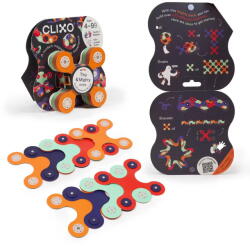 Clixo Clixo® Joc Magnetic De Construit - Tiny & Mighty - Spatiul Cosmic (9 Piese) - Clixo (cl-mity-sp-2) Jucarii de constructii magnetice