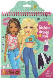 Grafix Carte Cu Abtibilduri - Fashion Design (verde) - Grafix (140007)