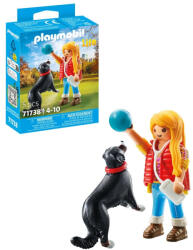 Playmobil Figurina Femeie Cu Animalut De Colectie Caine De Munte - Playmobil My Life (pm71738)