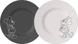 Villeroy & Boch Farfurii pentru mic dejun Manufacture Rock Mickey Mouse 21, 7 cm, 2 buc (10-4719-8511)