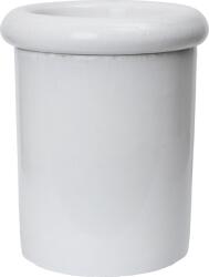 ferm LIVING Ghiveci cu farfurie Rollo 36 cm alb (1104270648)
