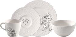 Villeroy & Boch Set pentru mic dejun Manufacture Rock Mickey Mouse, alb, 4 piese (10-4720-8704) Serviciu de masa