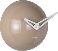 Karlsson Ceas de perete Cool Retro Cap, maro pastel (KA6119GY)