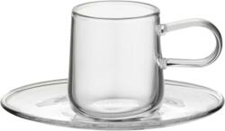 Kosta Boda Cești de espresso cu farfurioare Viva 80 ml, 2 buc (7092529)
