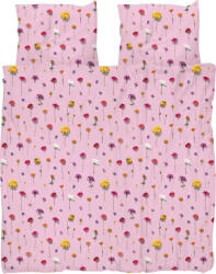 Snurk Lenjerie de pat Bloom Pink 240 x 220 cm cu 2 fețe de pernă 60 x 70 cm (bloomp240) Lenjerie de pat