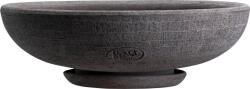 Bergs Potter Ghiveci Ada 30 cm gri cu suport (AG30S)